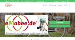 Desktop Screenshot of emobee.de